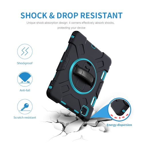 For Apple iPad tablet computer protective case shockproof silicone protective case pen slot ipad shell - suitable for model ipad 10.2 2019/2020/2021