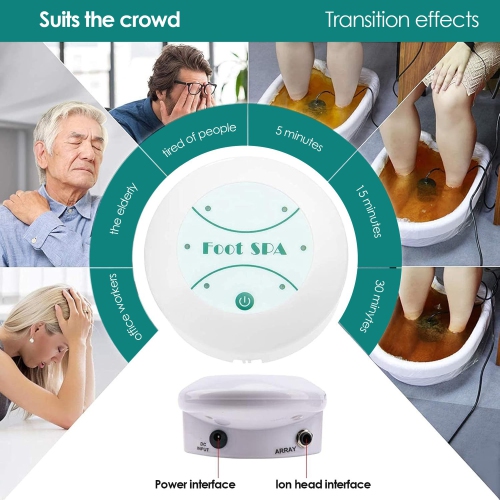 Portable All-in-One Detox Foot Massager, Home Health SPA Machine Foot Spa