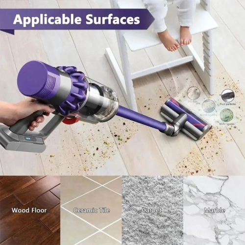 Tête d'aspirateur électrique à entraînement direct pour aspirateur V7 V8 V10 V11 de Dyson Pièces de brosse à rouleau à poils