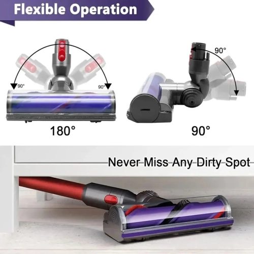 Tête d'aspirateur électrique à entraînement direct pour aspirateur V7 V8 V10 V11 de Dyson Pièces de brosse à rouleau à poils