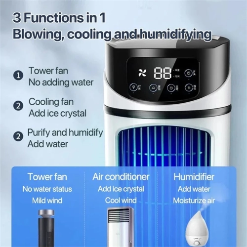 Portable Air Conditioner USB Mini Air Conditioner Fan Air Cooler Fan Water Cooling Fan Air Conditioning air cooler For Home Office
