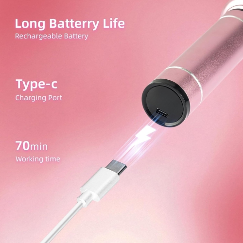 Cordless Electric Foot Callus Remover,Rechargeable Adjustable Speed Feet File,Wireless Professional Pedicure Tool for Heel Dead Skin & Calluses