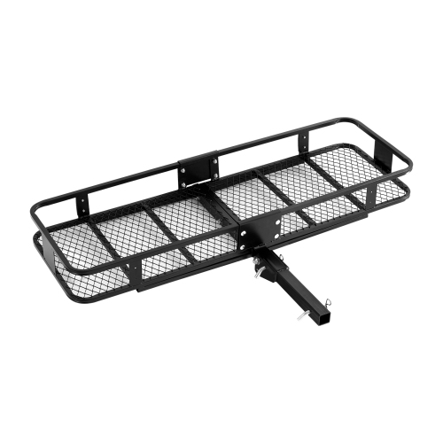 VEVOR 60" x 20" x 6",Hitch Cargo Carrier, 500 lbs Capacity Hitch Cargo Carrier with Cargo Net & Waterproof Cargo Bag,Folding Hitch Mount Cargo