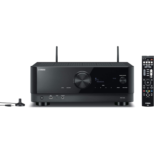 Récepteur de cinéma maison Yamaha RX 4&nbsp;A, 5,2 canaux, compatible 4K/120&nbsp;Hz, Bluetooth intégré, USB et Wi-Fi Compatible avec MusicCast et