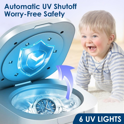 Appareil de nettoyage à ultrasons dentaires - Dental Cleaning Pod pour les dentistes, les protège-dents, l'alignement, la protection de nuit, les