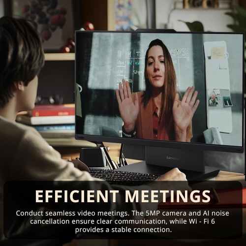 Lenovo ThinkCentre Business All-in-One Desktop, 23.8" FHD Display, Intel i7-13620H,1.16TB Storage(1TB SSD+160GB Docking Station Set),16GB