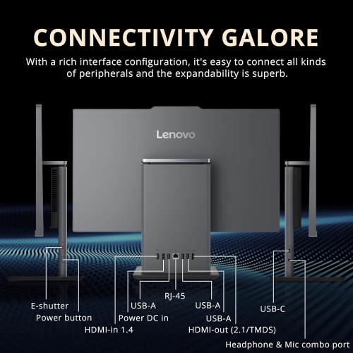 Lenovo ThinkCentre Business All-in-One Desktop, 23.8" FHD Display,Intel i7-13620H,672GB Storage(512GB SSD+160GB Docking Station Set),16GB