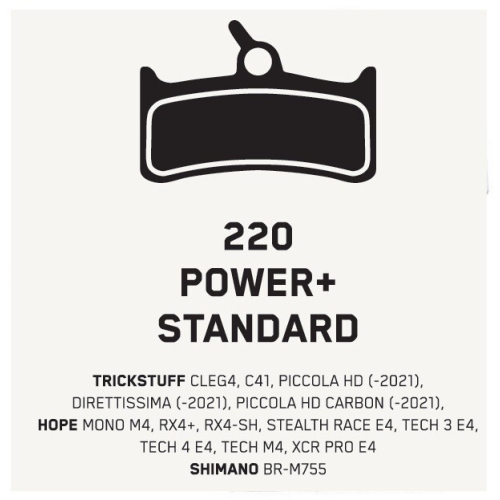 TRICKSTUFF&nbsp;: PAD DE FREIN 220&nbsp;: :