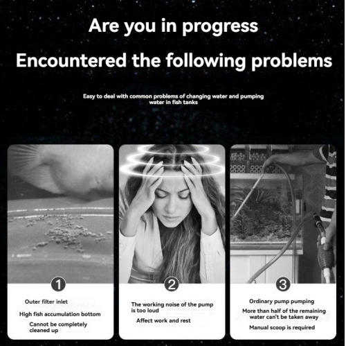 Water delivery pump electric multi-purpose pump fish tank submersible pump three-in-one water pump 110V aquarium fountain rockery aquarium bottom