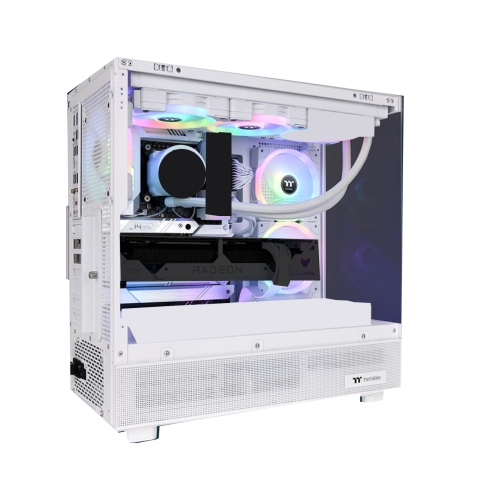 Zonic Gaming PC – Liquid Cooled AMD Ryzen 7 7700X, GeForce RTX 5070 12GB DLSS - AI-Powered Performance, 64GB DDR5, 2TB M.2 SSD, Windows 11