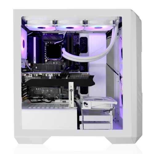 Zonic Gaming PC – Liquid Cooled AMD Ryzen 7 7700X, GeForce RTX 5060 GDDR7 DLSS - AI-Powered Performance, 64GB DDR5, 2TB M.2 SSD, Windows 11