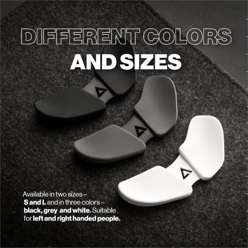 DELTAHUB Carpio 2.0 - Right-Handed Ergonomic Wrist Rest for Mouse - Carpal Tunnel Support, Pain Relief, Anti-Fatigue, Easy Glide, Office, Computer,