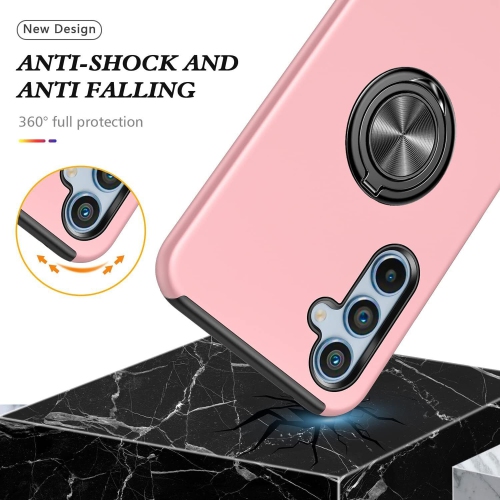 XCRS Hard Shell Swirl Ring Case for Samsung Galaxy A26 Kickstand Cover