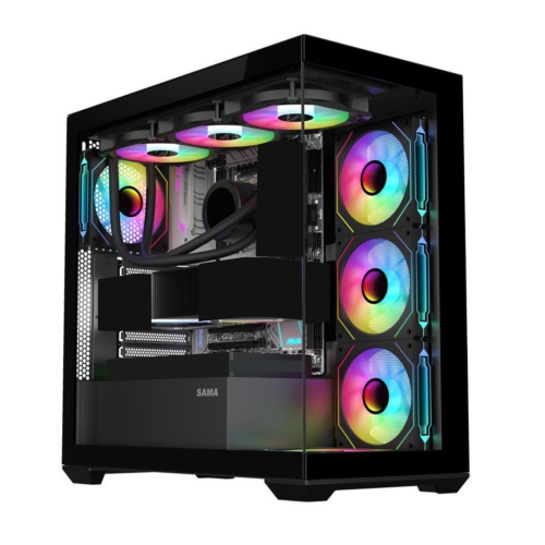 Zonic Gaming PC - Liquid Cooled AMD Ryzen 7 9800X3D -4.7GHz AM5 , GeForce RTX 5070 12GB DLSS - AI-Powered Performance, 64GB DDR5 , 2TB M.2SSD,