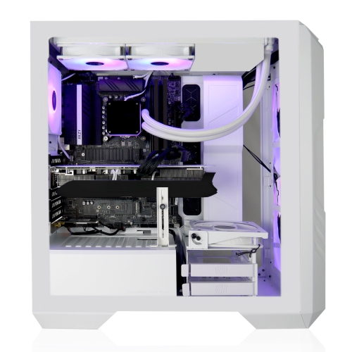 Ordinateur de jeu Zonic personnalisé - Ryzen 7 5800X d'AMD, GeForce RTX 5070 Super 12 Go, 32 Go DDR4 d'AMD, 1 To SSD M.2 d'Intel,