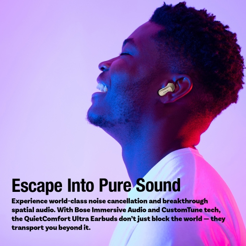 Bose QuietComfort Ultra Earbuds Noise-Canceling Wireless Headphones Bundle