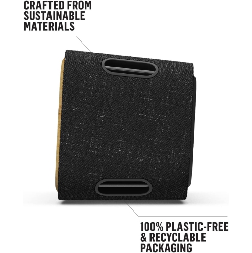 Remis à neuf - Haut-parleur sans fil Bluetooth étanche Get Together 2 de House of Marley - Noir signature