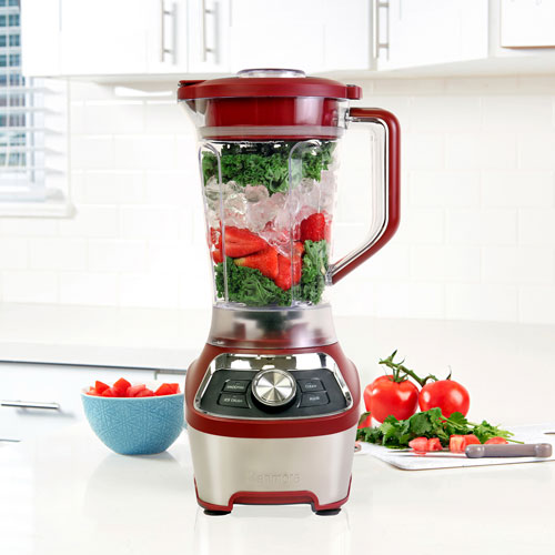 Kenmore 29.57L 1200-Watt Countertop Blender - Red/Silver