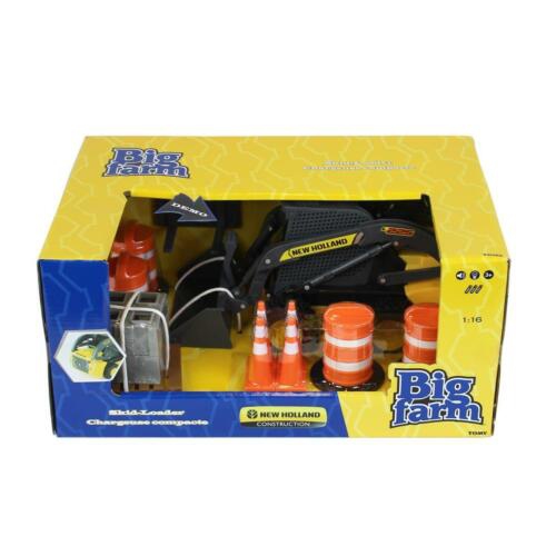 1:16 New Holland L225 Skid Steer Loader w/ Accessories