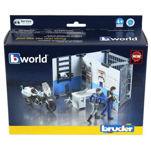 Police Station with Police Motorbike