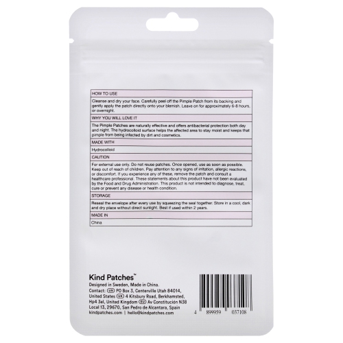 Pimpler les correctifs par type pour les correctifs unisexes - 36 unités