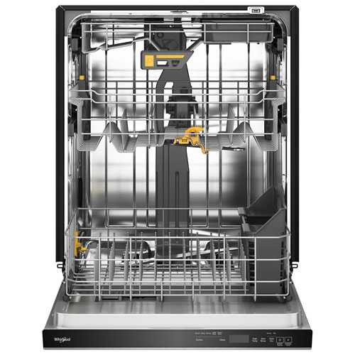 Whirlpool 24" 47dB Built-In Dishwasher w/ Stainless Tub & Third Rack -Fingerprint Resistant Stainless