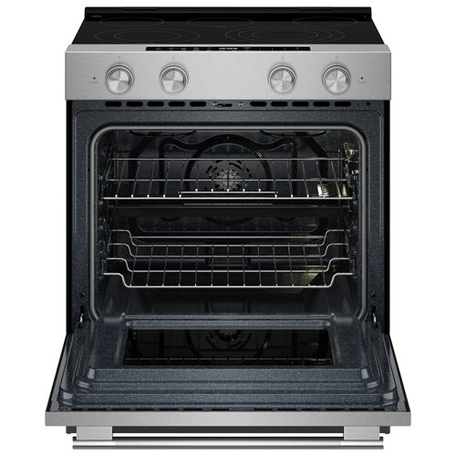 Cuisinière électrique encastrable à convection véritable et friture à air chaud 5,3 pi³ 30 po de KitchenAid - Acier inoxydable résistant aux traces