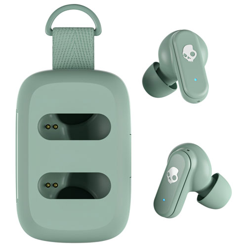 Écouteurs boutons 100 % sans fil à isolation sonore Dime 3 de Skullcandy - Sauge