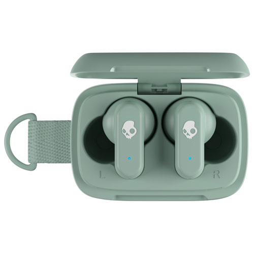 Écouteurs boutons 100 % sans fil à isolation sonore Dime 3 de Skullcandy - Sauge