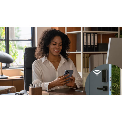 Serrure intelligente à pêne dormant Wi-Fi à reconnaissance de la paume série 5000 de Philips