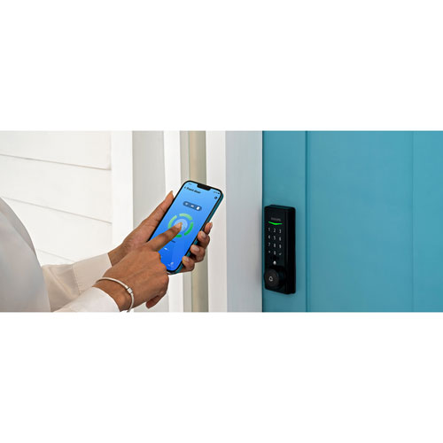 Serrure intelligente à pêne dormant Wi-Fi à reconnaissance de la paume série 5000 de Philips