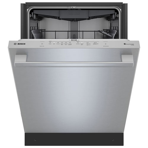 Bosch 800-Series 24" 42dB Built-In Dishwasher w/ Stainless Steel Tub & Third Rack (SHX78DM5N) - Stainless
