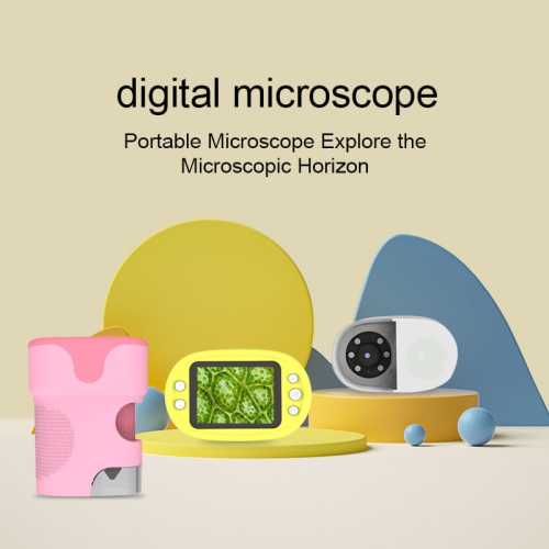 1000X Handheld Digital Microscope for Kids - 2.0" Screen, Rechargeable Portable Pocket Scope - Science Gadget Edu Gift for Ages 4-12