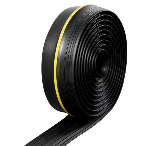 VEVOR 16.5 FT Garage Door Threshold Seal Strip, Universal Garage Door Floor Seal Strip with Adhesive, Garage Door Bottom Weatherproof Strip, Upgraded