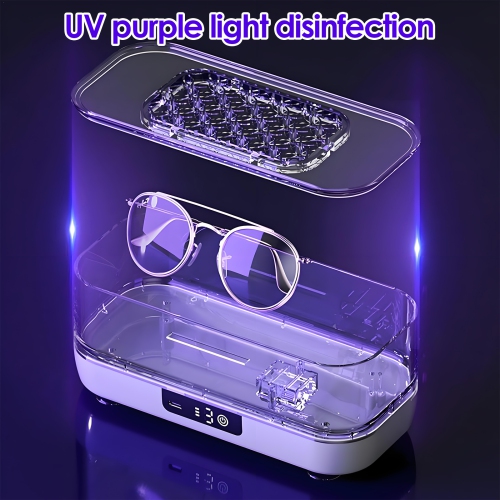 Ultrasonic cleaning machine, USB rechargeable jewelry cleaning machine, for cleaning jewelry, glasses, watches, braces