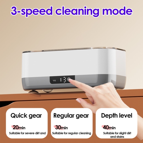 Ultrasonic cleaning machine, USB rechargeable jewelry cleaning machine, for cleaning jewelry, glasses, watches, braces