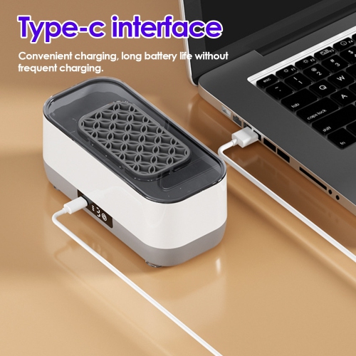 Ultrasonic cleaning machine, USB rechargeable jewelry cleaning machine, for cleaning jewelry, glasses, watches, braces