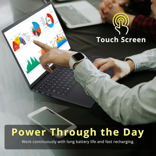 Open Box - Dell Inspiron 15 3520 15.6" FHD Touch Laptop, Intel i7-1255U Processor, 2TB PCle SSD, 64GB RAM, Intel Iris Xe Graphics, Num Pad, Camera,