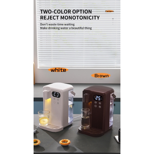 3L Capacity Smart Water Heater - 3 Seconds Convenient Instant Water Heater, 2000W, 12 Adjustable Temperature and Water Volume, Suitable for