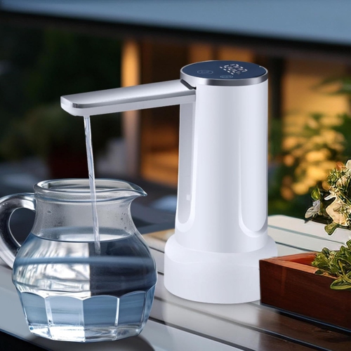 Portable folding water pump - 1200mAh battery, table and bucket dual use, intelligent quantitative, electric water filling, suitable for home/office