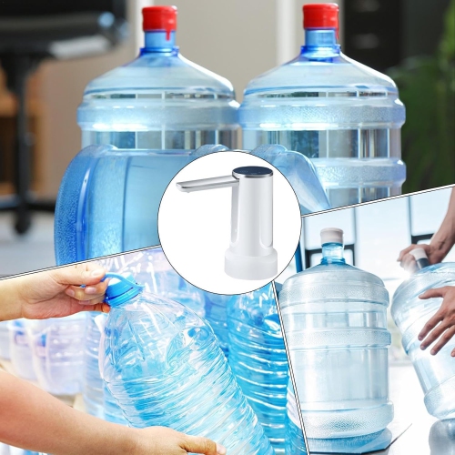 Portable folding water pump - 1200mAh battery, table and bucket dual use, intelligent quantitative, electric water filling, suitable for home/office