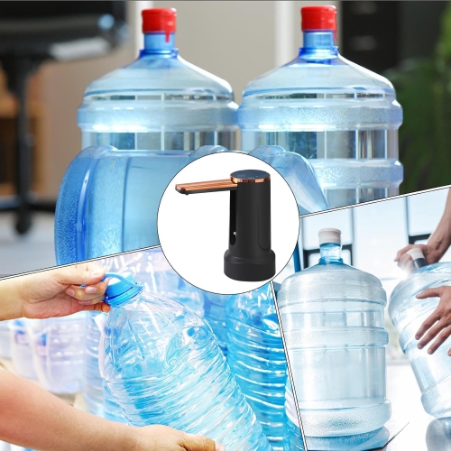 Portable folding water pump - 1200mAh battery, table and bucket dual use, intelligent quantitative, electric water filling, suitable for home/office