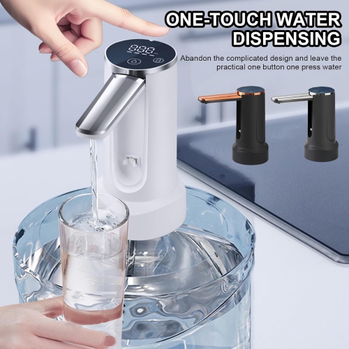 Portable folding water pump - 1200mAh battery, table and bucket dual use, intelligent quantitative, electric water filling, suitable for home/office