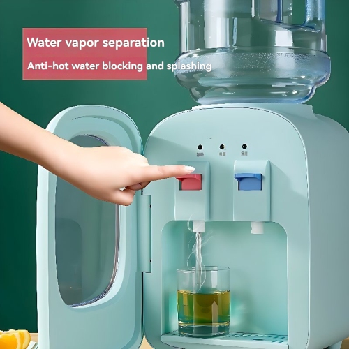 Warm and hot portable water dispenser - light weight, low noise, leak-proof, space saving, 304 stainless steel interior, suitable for home/office