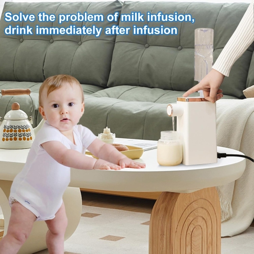 2100W Mini Water Heater – 3 seconds instant heating, fast water heating, 4 temperature settings, child lock smart safety function and portable