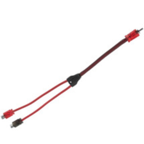 DS18 R1M2F Male to (2) Female Ultra Flex Y Adapter RCA Cable