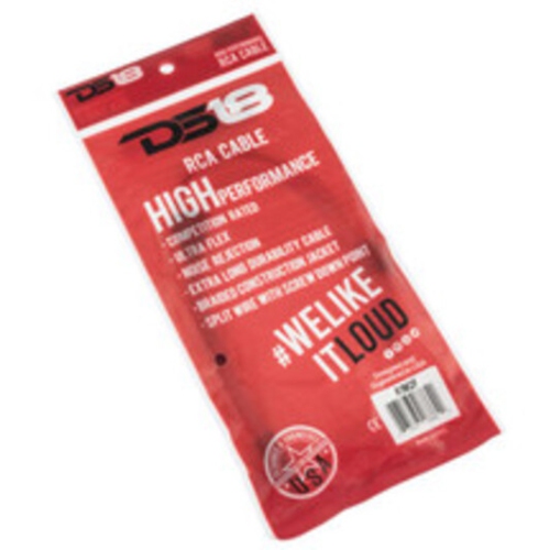 DS18 R1M2F Male to (2) Female Ultra Flex Y Adapter RCA Cable