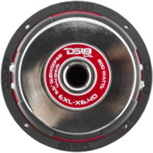 DS18 EXL-X6.4D 6.5" Subwoofer 400W RMS - Dual 4 Ohm