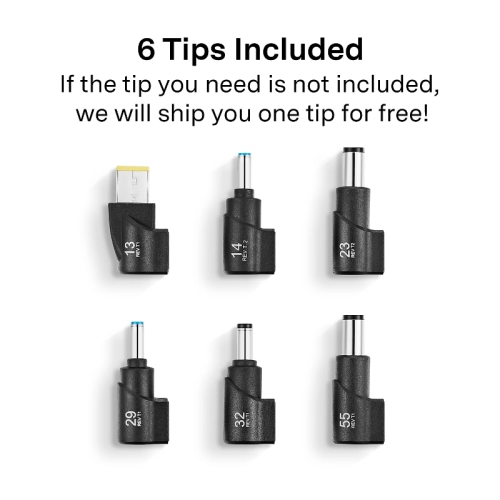 NXT Technologies 90W Universal Laptop Charger NX60998 - Black