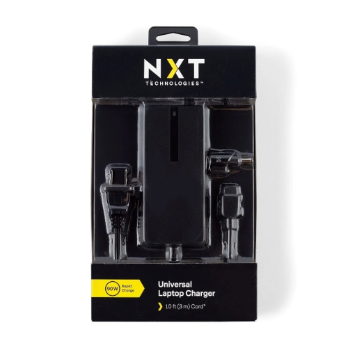 NXT Technologies 90W Universal Laptop Charger NX60998 - Black